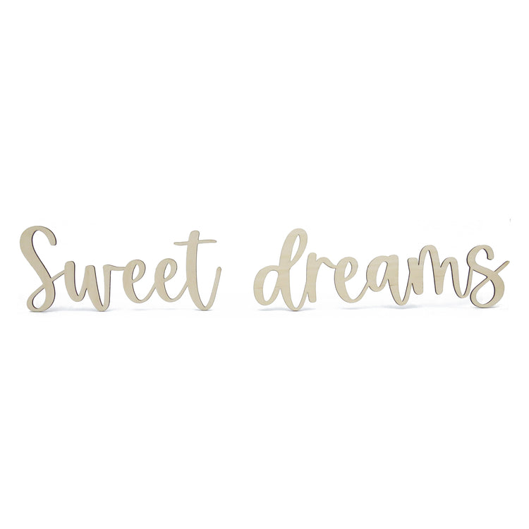 Houten quote - Sweet dreams